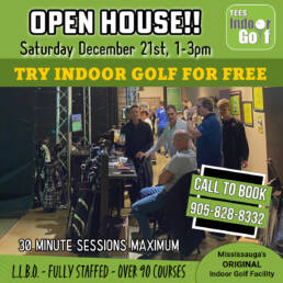 Teesindoorgolf Open House